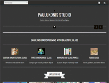 Tablet Screenshot of paulukonisstudio.com